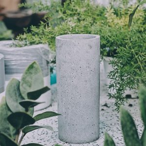 Chậu xi măng trụ tròn
