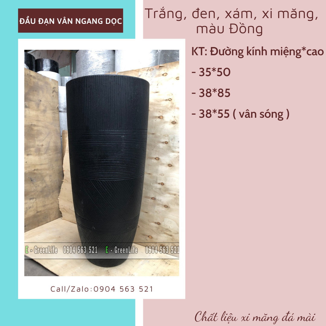 chậu xi măng đầu đạn chậu xi măng đầu đạn