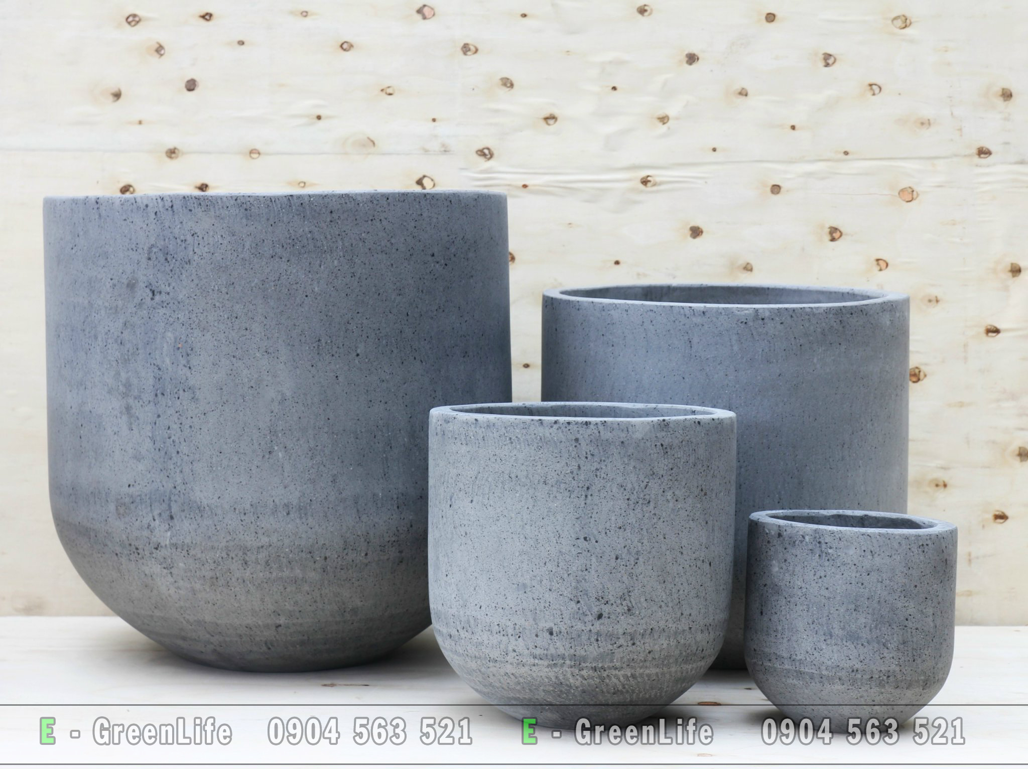 chậu xi măng dáng bầu chậu xi măng dáng bầu
