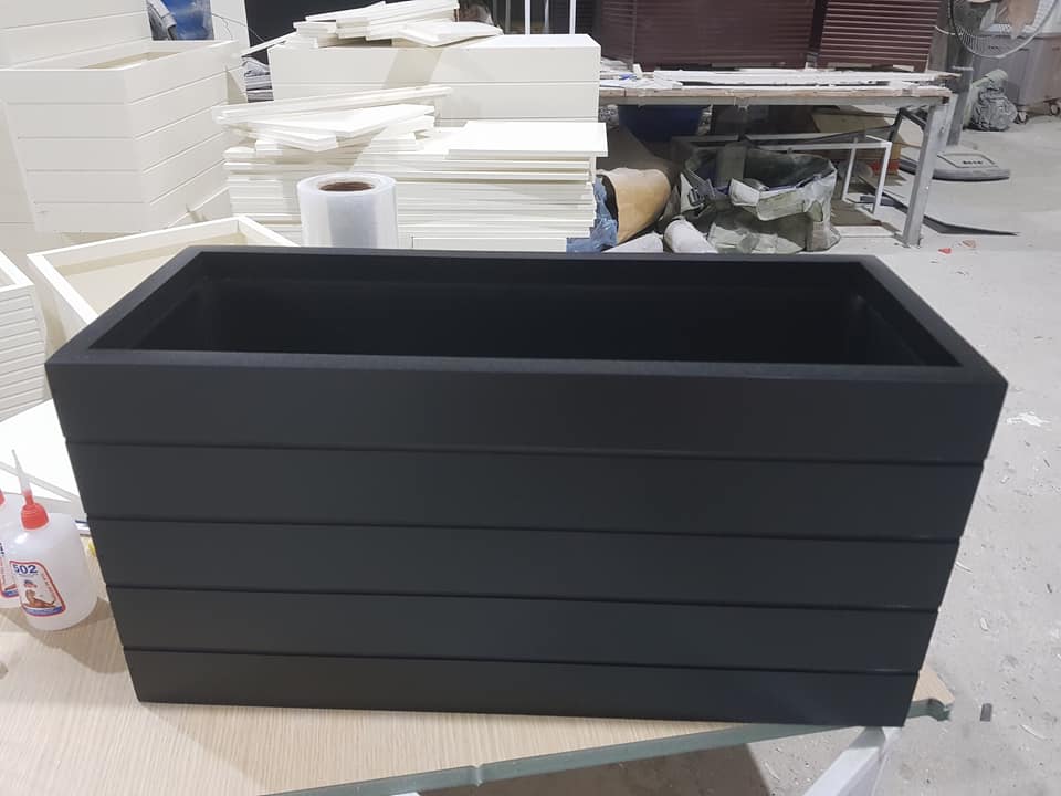 chậu composite kẻ chỉ chậu composite kẻ chỉ
