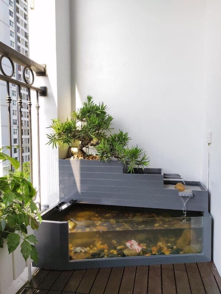 tiểu cảnh bể composite tiểu cảnh bể composite