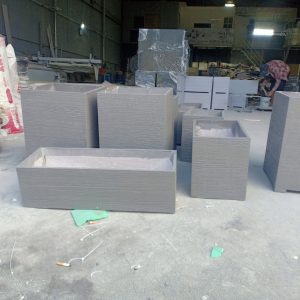 chậu composite vân xước