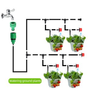 Phụ kiện lắp đặt hệ tưới tự động hoàn thiện