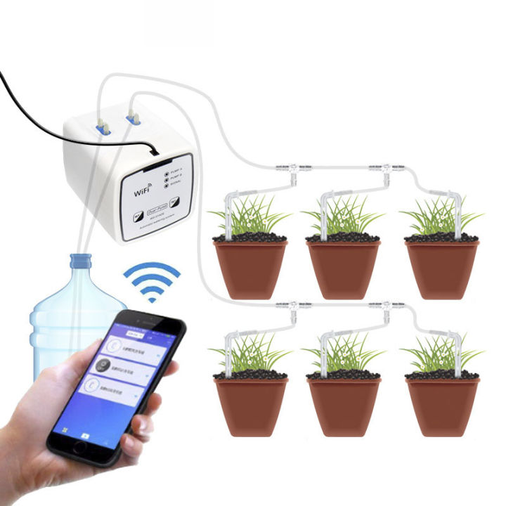 Hệ thống tưới tự động qua  WIFI hay sóng 4G vô cùng tiện ích và hiệu quả