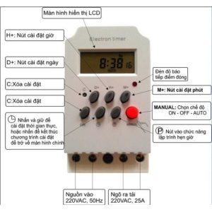 Bộ hẹn giờ tưới điện 220V