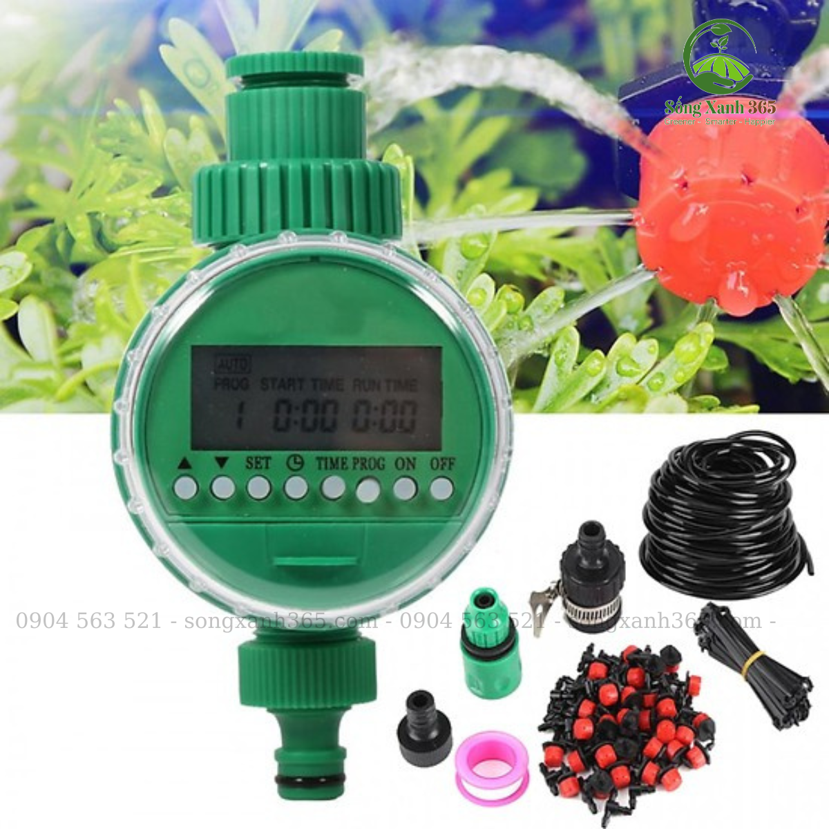 Van hẹn giờ tưới tự động dùng Pin Van hẹn giờ tưới tự động dùng Pin