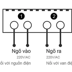 sơ đồ đấu dây timer hẹn giờ
