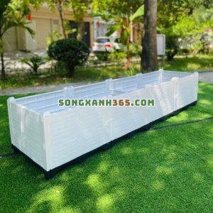 chậu ghép trồng rau hdpe 200*50*40