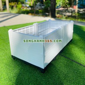 chậu ghép trồng rau hdpe 100*50*40