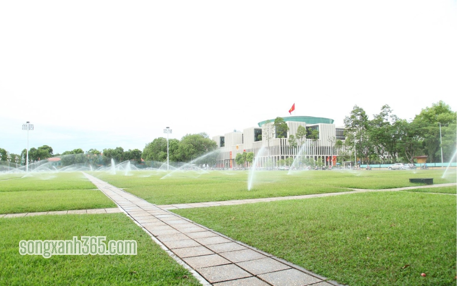 Hệ thống tưới cây tự động tại Ba Đình - Lăng Bác Hồ