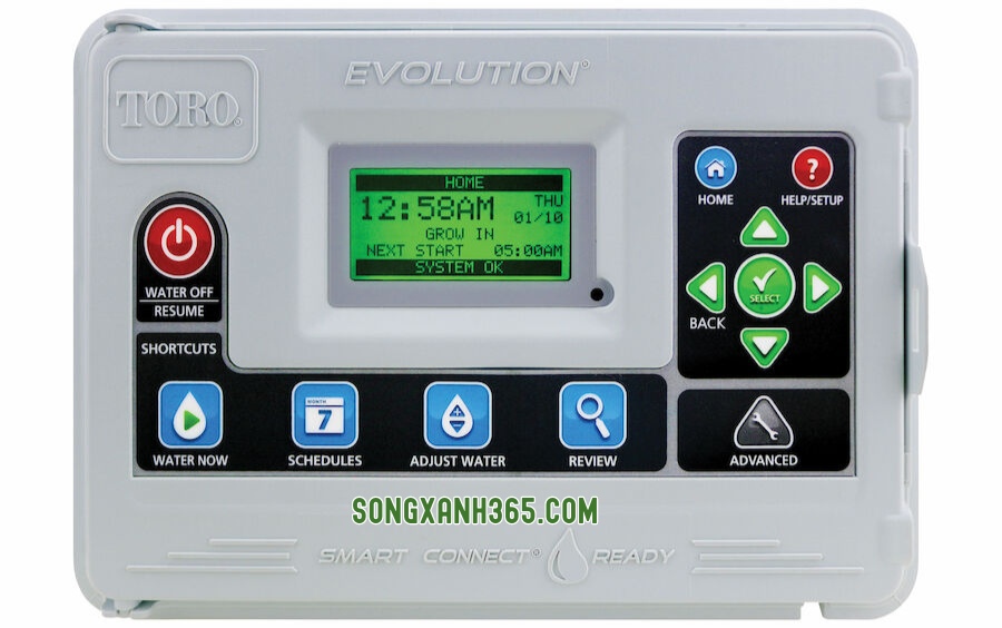 Bộ điều khiển hệ thống tưới cây thông minh Toro Evolution