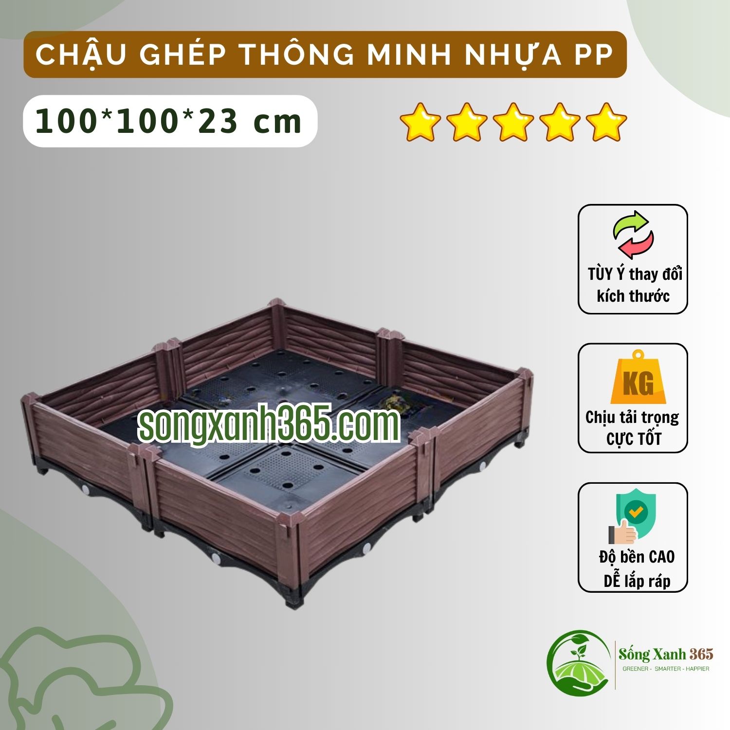 chau-trong-rau-10010023 Chậu trồng rau nhựa PP thông minh