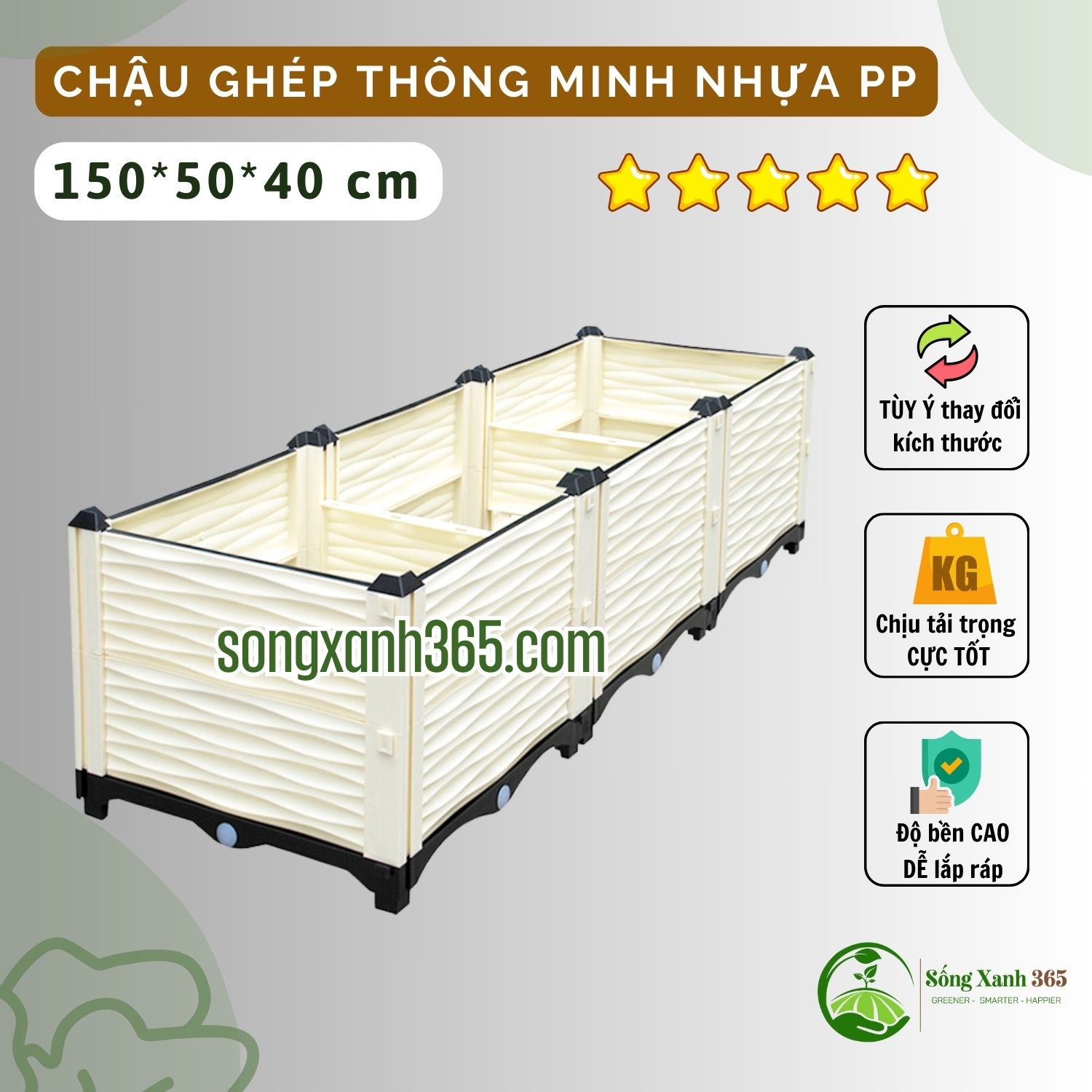 chau-trong-rau-pp-30050401505040 (2) Chậu trồng rau thông minh nhựa PP