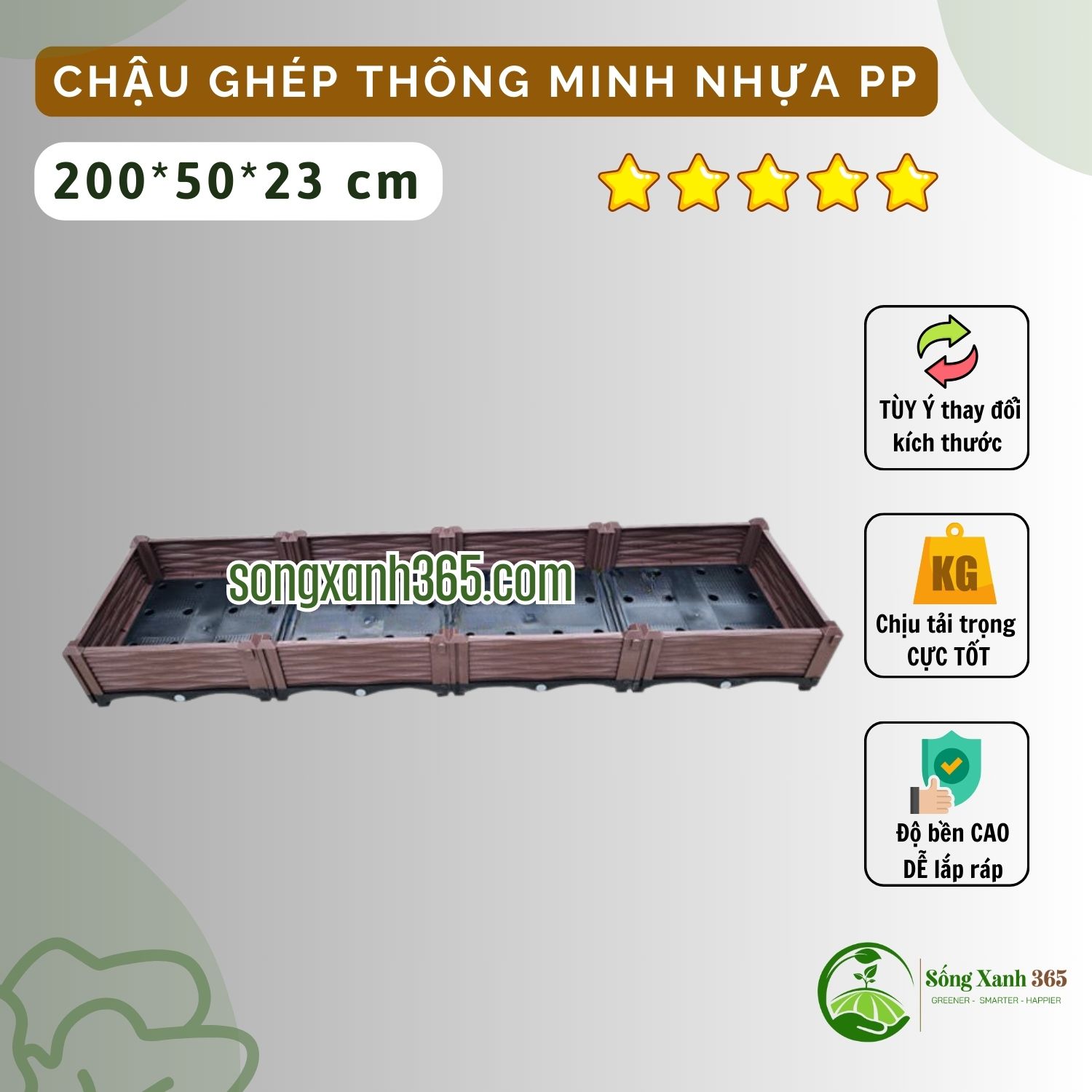 chau-trong-rau-2005023 (2) Chậu trồng rau nhựa PP thông minh