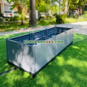 chậu ghép trồng rau hdpe