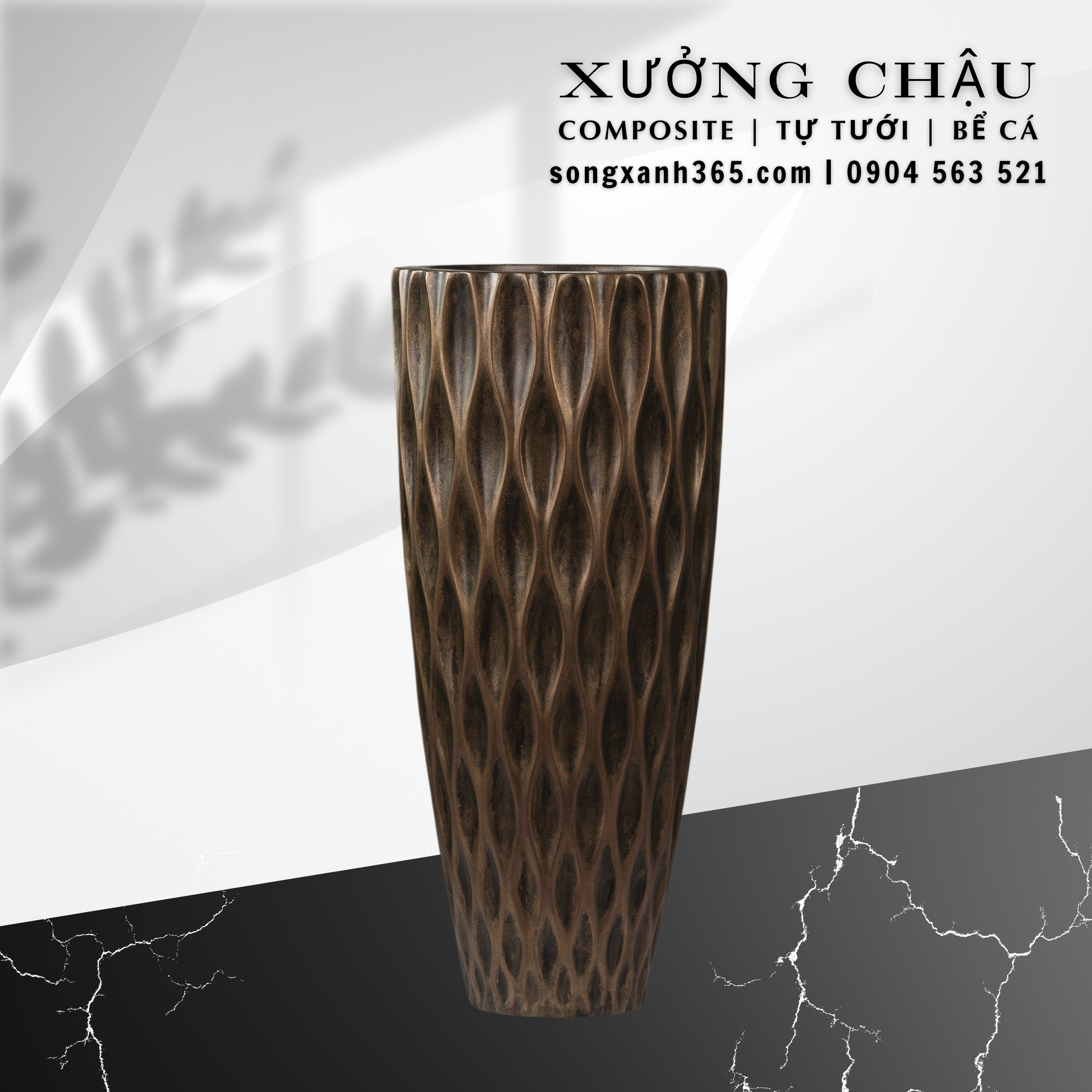 chau-cay-composite-fiberglass-songxanh365 (86) Chậu trồng cây composite cao cấp Diamond Decor