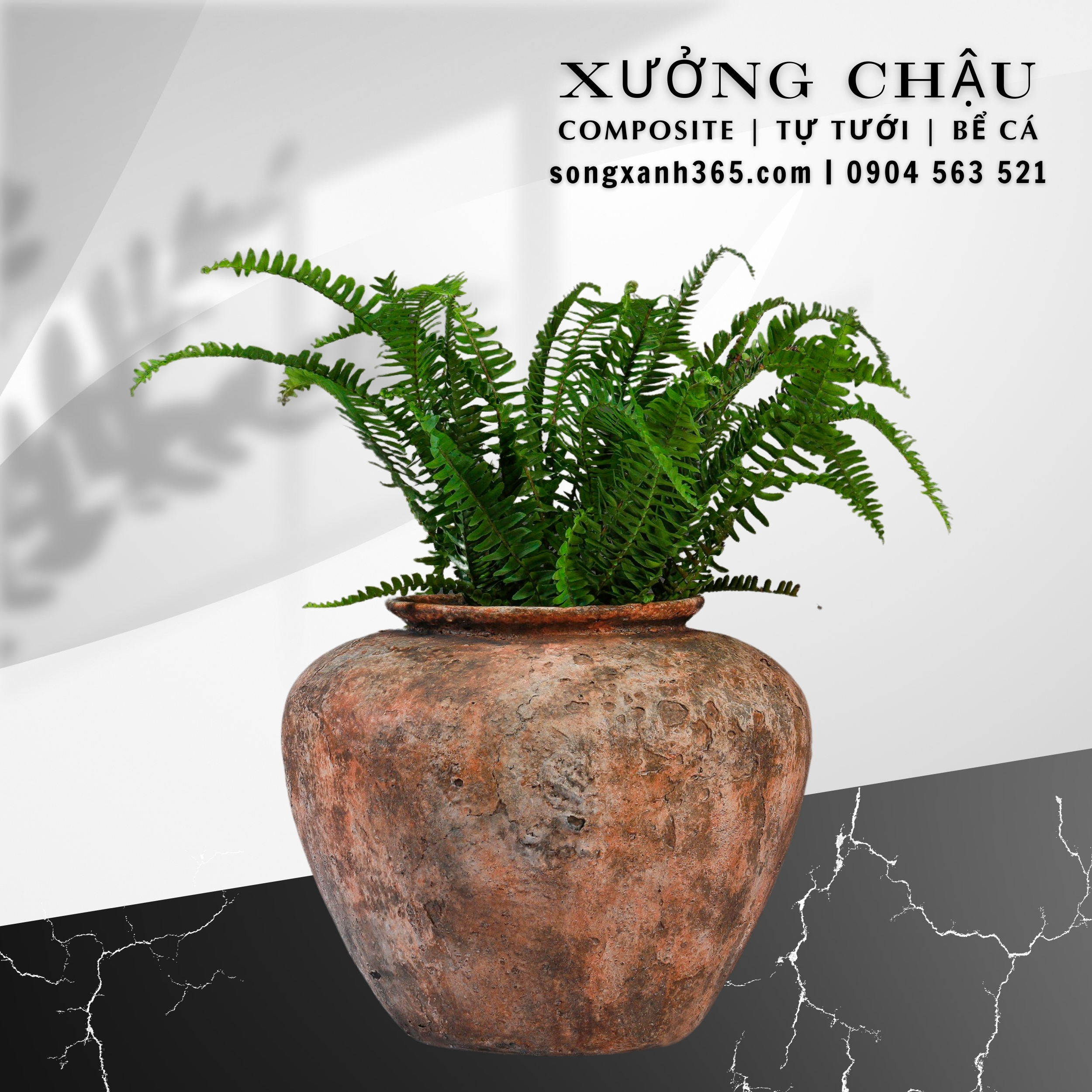 chau-cay-composite-fiberglass-songxanh365 (19) Chậu cây composite cao cấp atlantico giả cổ