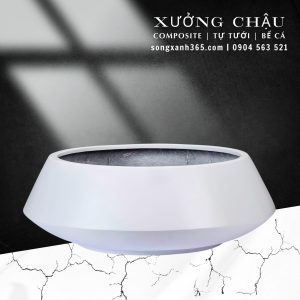 Chậu Composite Cao cấp Phúc Hưng | Dáng tròn