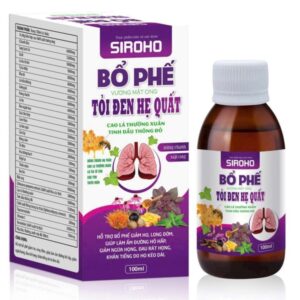 SIRO BỔ PHẾ TỎI ĐEN HẸ QUẤT 100ML